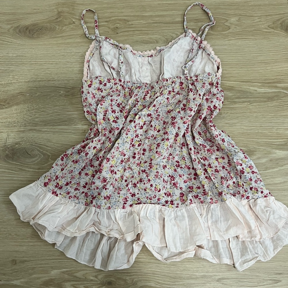 y2k floral babydoll top - Picture 2 of 3